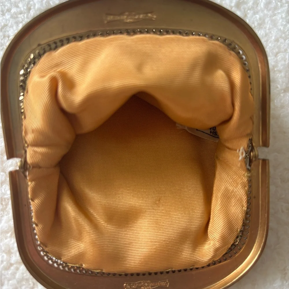 Whiting & Davis Gold Mesh Evening Wristlet
